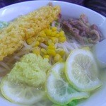 ゑびすや - 生姜ラーメン＋エビ天TP 680円