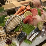 季節料理 舞 虎ノ門本店 - 刺身盛り合わせ