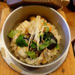 釜めし菜時記 さき亭 - 牡蠣五目釜めしアップ