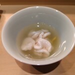 すし 良月 - 真鱈の白子を真鯛のお出汁で