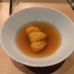 すし 良月 - バフンウニをセイコガニのお出汁で