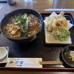 蕎亭松庵 - カレー鶏南蛮そば　かしわ天ぞえ