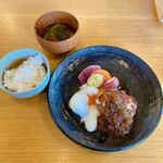 まいにち農園食堂 オーガニックパパキッチン - メイン・ごはん・お味噌汁