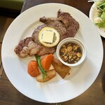 66DINING 六本木六丁目食堂 - ビフテキ　リブロース180g ¥1980