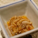 鮨ト酒肴 富かわ - ほっけ貝と鮪の酒盗