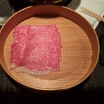 瀬里奈 - 佐賀県産特選牛A5リブロースのしゃぶしゃぶ肉・その5です。