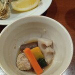 和みや 晃月 - お通し　筑前煮