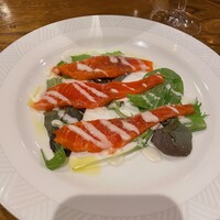 シェ・ホシノ -  やしお鱒のマリネ。美味しい！