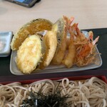 手打そば 野の花 - 天ぷら