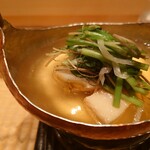 伯雲 - 蝦夷鮑の小鍋仕立て