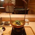 伯雲 - 蝦夷鮑の小鍋仕立て