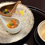 先附け二種と進肴