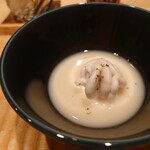 伯雲 - 白子と海老芋の白味噌仕立て