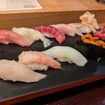 銀座 あおもり寿司 - ランチにぎり（上）