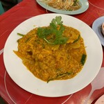 東桜パクチー - 蟹のカレー炒め