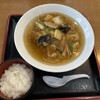 レストラン 四季彩 - あんかけラーメンと中ライス