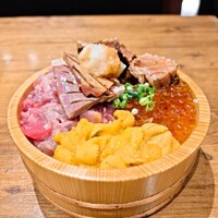 焼うお いし川 - 【築地最強炙り丼】 