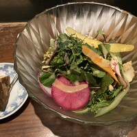 今彩 - 左のパンと比較して分かるようにかなりいっぱいです。2人で一つでよかったかな