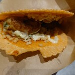 浅草蛸たこ×ころも兄弟 - たこせん（撮影前にママが一口かじったもの。500円）