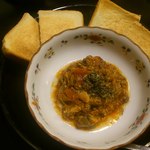 日本酒暮六つ - 鯖サンド480円（2014.3）