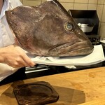 祇園 にし - クエの頭