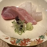 祇園 にし - 鮃、やいと鰹のお造り