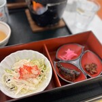 蒲郡オレンジパーク - カニサラダ他