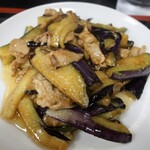 長龍 - ・「豚肉ナス辛子炒め(¥1000)」