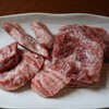 熔岩焼肉 快晴 - 得カルビ定食の得カルビ(カルビの1.5倍)