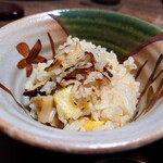 閑祥庵 禅紫 - 栗と松茸の炊き込み土鍋ご飯