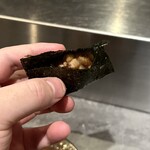 Nose to Tail - （焼肉）シビレの海苔巻き