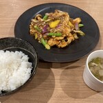CHINESE DINING 瑞 - 香辣鶏片のライスセット