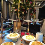 ボールルーム ルーナ - 蟹とコーンのピザ　茄子とモッツァレアのピザ　