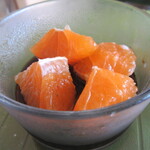 壱弐参 CAFE - デザート①紅茶のゼリー