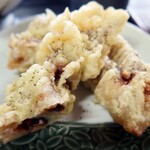 ヨコクラうどん - ゲソ天