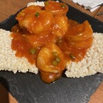 百菜百味 銀座店 - エビチリ。味は好み。