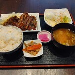西大井精肉店 - 炭火カルビ焼き定食