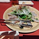 お茶づけバーZUZU - 真鯛の柚子〆カルパッチョ