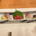 日本料理 桂 - 【向付】三種あしらい一式