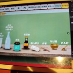 お茶づけバーZUZU - 注文画面のサービスタブ