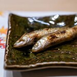 うを徳 - 2024.11 琵琶湖産初物ホンモロコ塩焼き