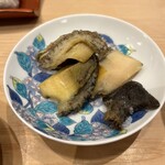 末廣鮨 - 鮑の唐揚げ
