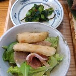 GOHANYA 灯 - カリカリ長芋とベビーリーフのマスタードサラダ