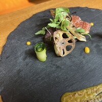 旬の野菜と魚の焼き物