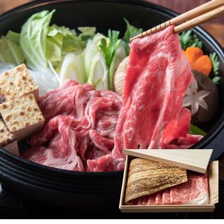 【お正月に】たすきの霜降りすき焼きをご自宅で♪