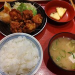 さち福や - 料理写真:唐揚げ定食（ゆず大根おろし）