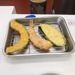 天麩羅処 ひらお - カボチャ天、茄子天登場❗️