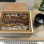 躻 - せいろ蒸しご飯うな重 竹2,700円+肝焼き