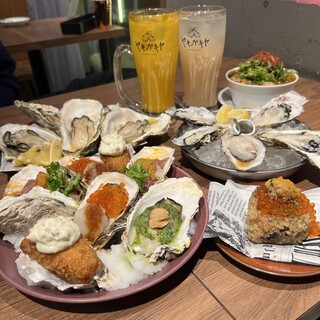 生牡蠣、焼き牡蠣はもちろん！豊富な牡蠣料理もどうぞ