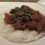 B級酒場まっちゃげ - 洋風もつ煮(改)2014/05※メニューには有りません。